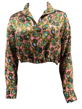 Load image into Gallery viewer, Cropped Silk Snake Sweatshirt
