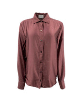 Load image into Gallery viewer, Rosè Satin Shirt with Crystals - Limited Edition

