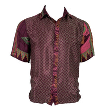 Load image into Gallery viewer, Floral Motif Silk Shirt
