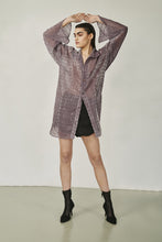 Load image into Gallery viewer, Burnt Velvet Shirt Dress - Made to Order
