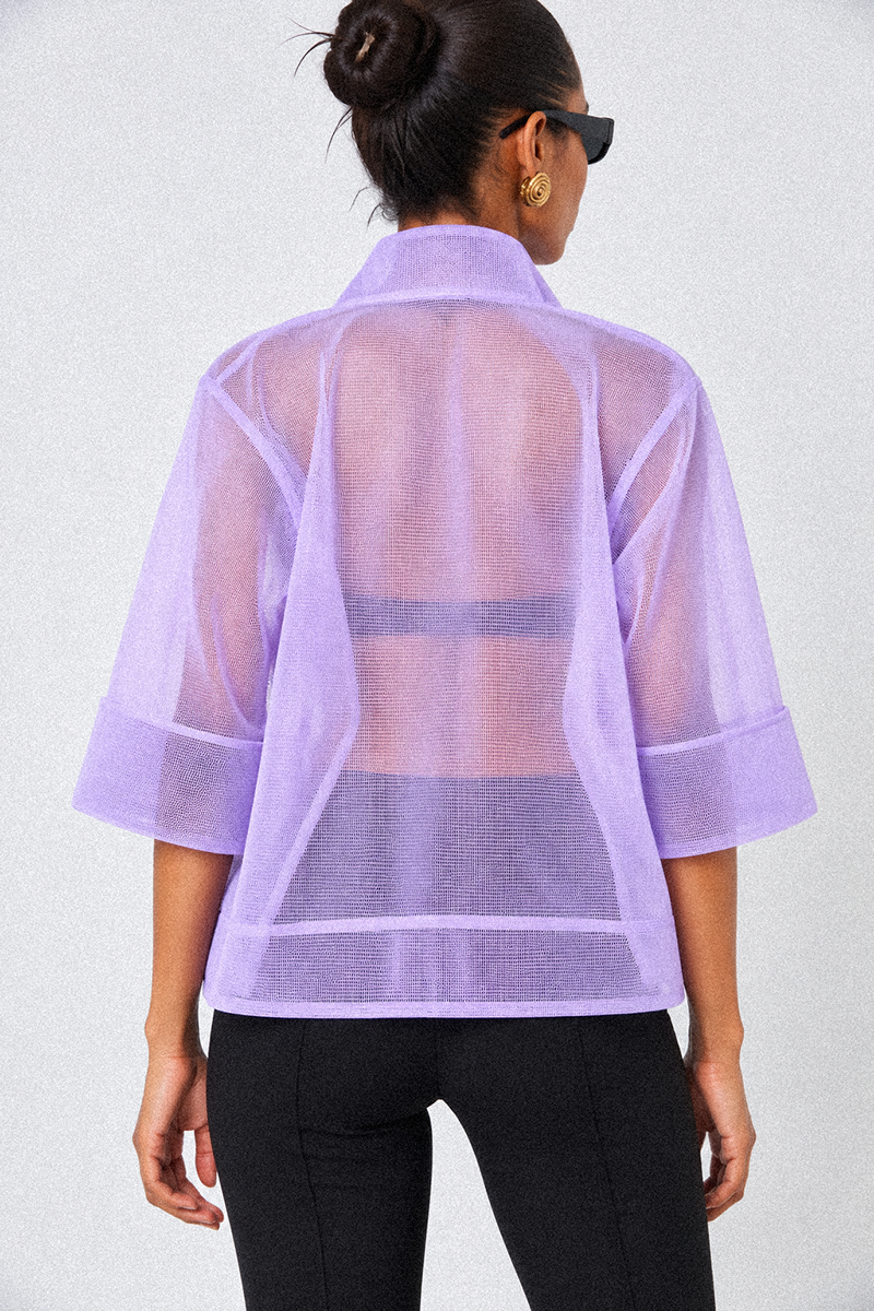 Lilac Mesh Jacket
