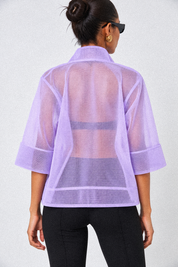 Lilac Mesh Jacket