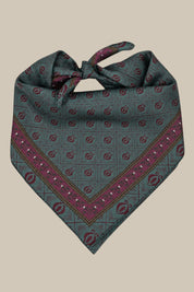 Diamond Sea Horse Small Scarf - Teal