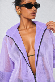 Lilac Mesh Jacket