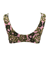 Load image into Gallery viewer, Snake Print Bralette - Bubble Gum

