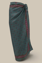 Diamond Sea Horse Large Scarf - Teal *PREORDER*