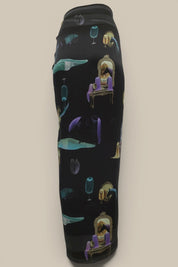 Horses Wear Wigs Large Scarf - Black *PREORDER*