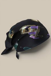 Horses Wear Wigs Small Scarf - Black *PREORDER*