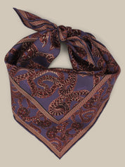 Silk Snake Scarf - Vino x Purple (Small)