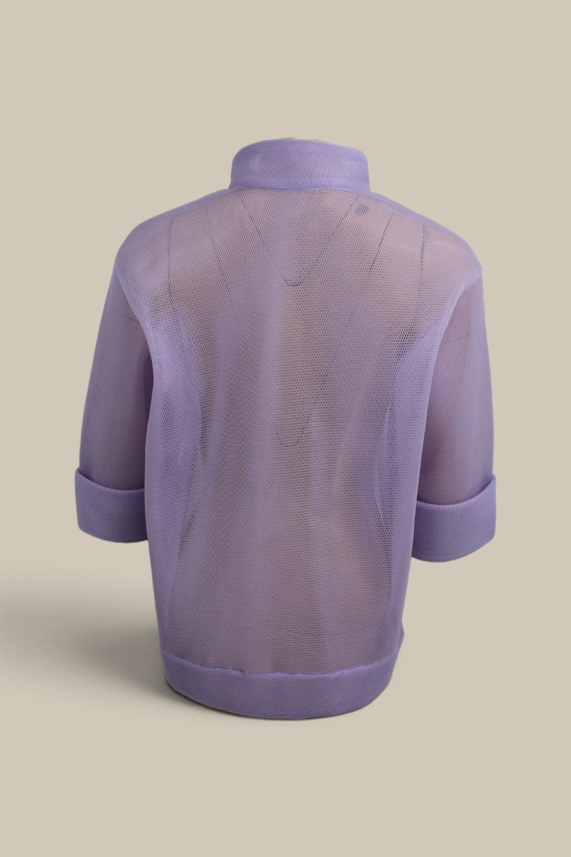 Lilac Mesh Jacket