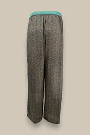 Paisley Motif Pant with Stripe- Mint