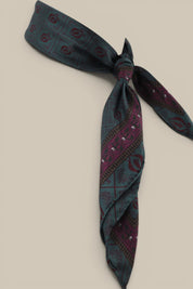 Diamond Sea Horse Small Scarf - Teal *PREORDER*
