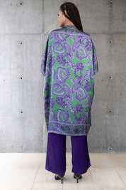 Silk Snake Kimono Coverup