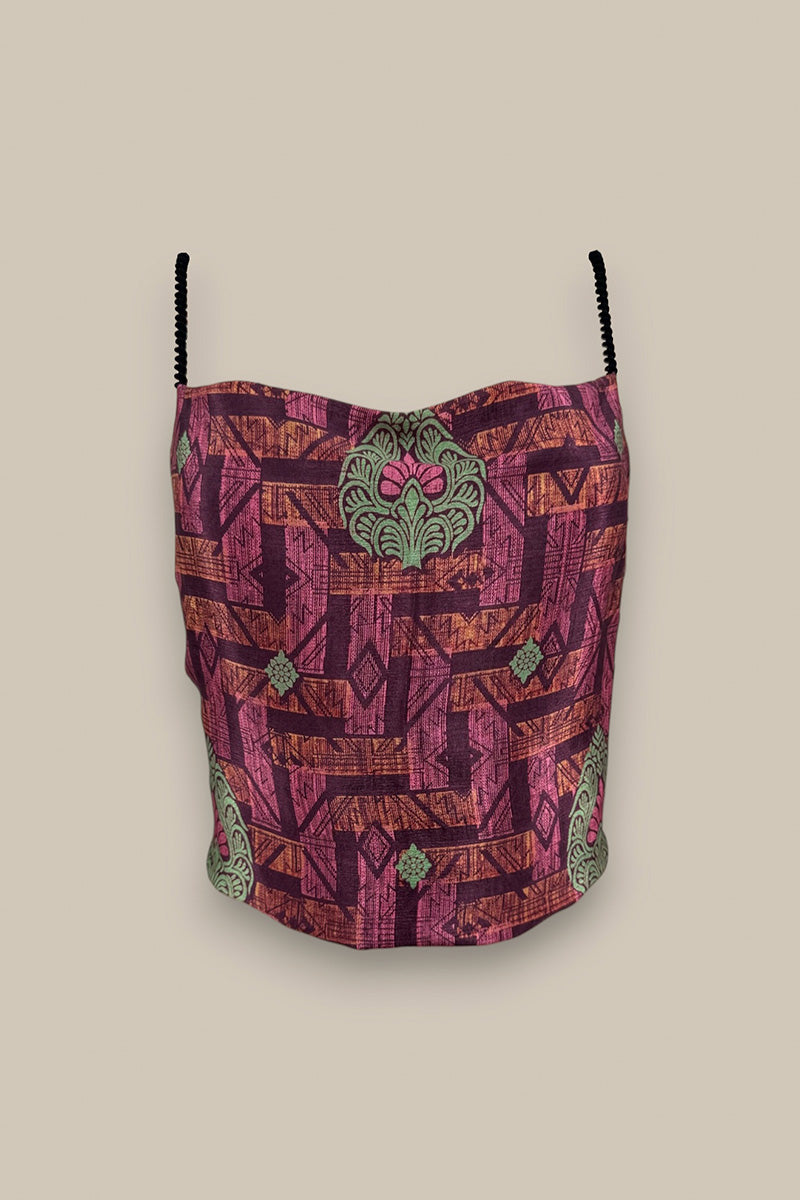 Architectural Essence Tank and Wrap Skirt Set