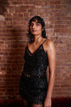 Load image into Gallery viewer, Disco Frill Tank - Black
