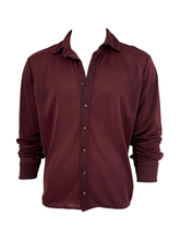 Load image into Gallery viewer, Burgundy Mesh - Long Sleeve Shirt
