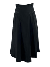 Load image into Gallery viewer, Box Pleated Taffeta Skirt - Black

