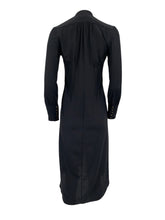 Load image into Gallery viewer, Silk Crepe Shirt Dress Midi - MADE TO ORDER
