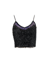 Load image into Gallery viewer, Disco Frill Tank - Black
