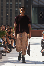 Silk Velvet T - Plum