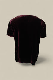 Silk Velvet T - Plum