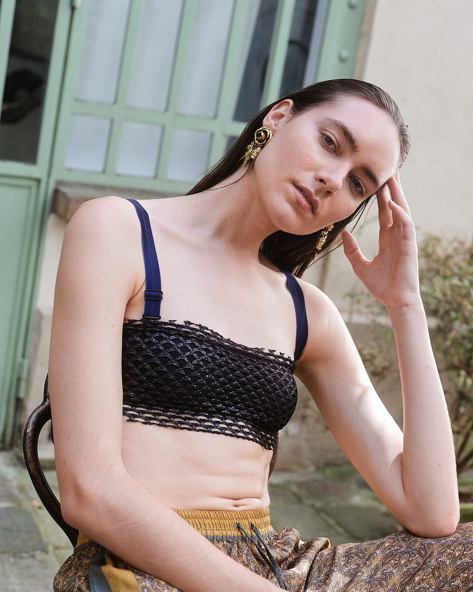 Mermaid Bandeau- Silver