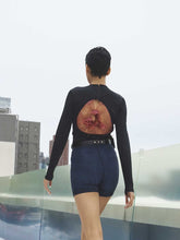 Load image into Gallery viewer, Pink Feather Circuit Top - MADE TO ORDER
