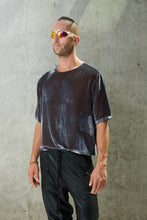 Load image into Gallery viewer, Silk Velvet T - Charcoal
