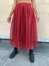 Load image into Gallery viewer, Red Polka Tulle Skorts - Made to Order
