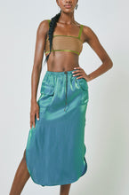 Load image into Gallery viewer, Nude Bandeau with Neon Yellow Straps
