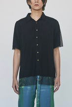 Load image into Gallery viewer, Black Net x Cupro Shirt
