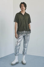 Load image into Gallery viewer, Olive Net x Cupro Shirt - Made to order
