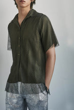 Load image into Gallery viewer, Olive Net x Cupro Shirt - Made to order
