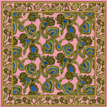 Load image into Gallery viewer, Snake Print Silk Scarf/Pareo
